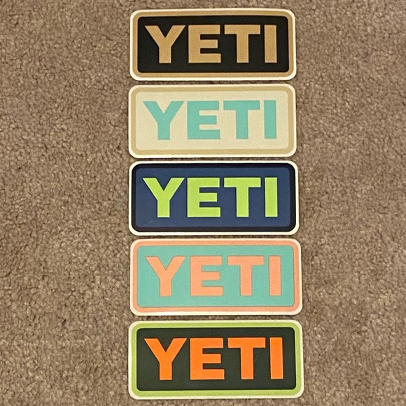 YETI Sticker Pack (5) - Picture 1 of 1